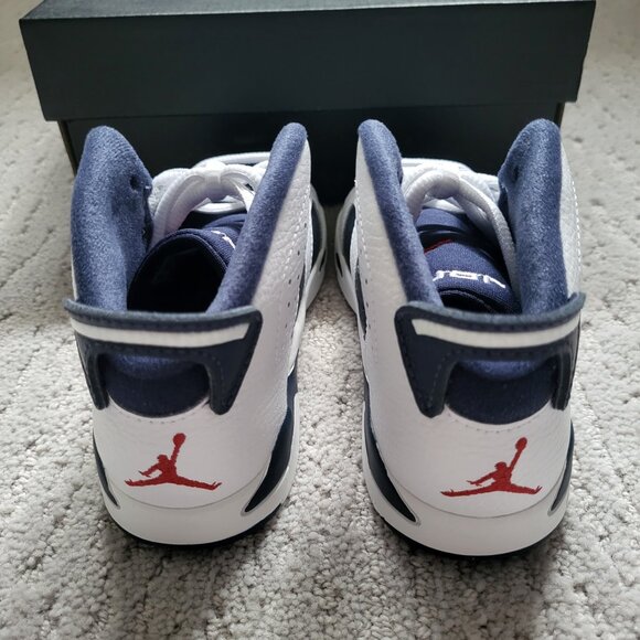 Baby Size 7c - Jordan 6 Retro Olympic (2024) (TD) - DV3606-164 - Authentic New!! - Picture 5 of 9